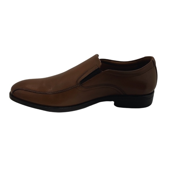 Mens Johsnton & Murphy Reeve Run-Off Venetian Loafers. Brown Leather, 15-8304 main image 5
